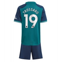 Arsenal Leandro Trossard #19 Kolmas Peliasu Lasten 2023-24 Lyhythihainen (+ Lyhyet housut)